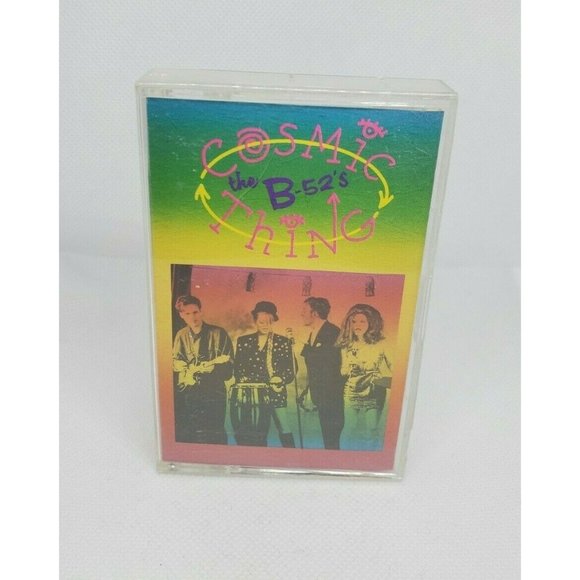Cosmic Thing The B-52s Nile Rodgers Cassette Tape Like New 075992585446 - Picture 1 of 7